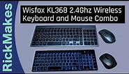 Wisfox KL368 2.4Ghz Wireless Keyboard and Mouse Combo