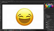 How to make Your own emoji in Photoshop (quick view)