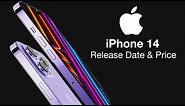 iPhone 14 Release Date and Price – GREAT PRICE NEWS!