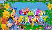 Winnie the Pooh Happy Birthday Songs for kids| Happy birthday song for children|party song|kids song