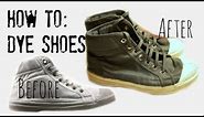 How to Dye Canvas Shoes/Sneakers