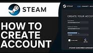 How To Create a Steam Account (2024) Full Guide