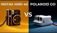 Best Instant Camera 2021: Polaroid Go VS Fujifilm Instax Mini 40