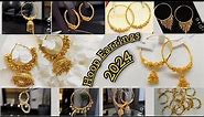 50+Modern Gold Hoop Earring designs 2024 | Gold Hoop Earring with weight & price| Heavy Gold baliyan