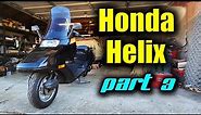 Honda Helix CN250 | Honda Helix Oil Change and Repair - Scooter Restoration Project | Honda Fusion
