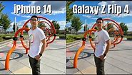 iPhone 14 vs Galaxy Z Flip 4 Camera Comparison
