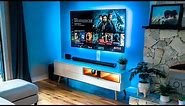 Modern Living Room Setup Tech Transformation 2024