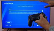 How to Factory Reset your PS4 pro or PS4 SLIM before your Resell?