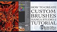 How to create custom brushes in Manga Studio 5 from Photoshop brushes