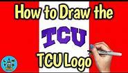 How to Draw the Texas Christian University (TCU) Logo