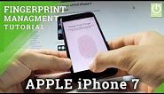 APPLE iPhone 7 Add Fingerprint / Lock & Unlcok Touch ID