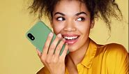 Goodon Designed for iPhone XR Case with Screen Protector - Enhanced Camera Cover - Soft Microfiber Lining - Liquid Silicone Shockproof Protective Phone Case 6.1" for Women Girls - Fluorescent Yellow