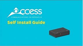 How to Self-Install Access Digital Box - Arris Model