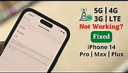 iPhone 14's: How To Fix 5G/ LTE Not Working Properly!