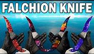 CS:GO - Falchion Knives - All Skins Showcase