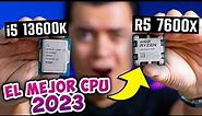 ¿Core i5 13600K o R5 7600x? Cuál es el mejor CPU para TODO 2023