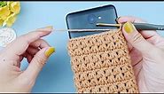Crochet Phone Case with Easy Stitch | Crochet Gift Ideas | ViVi Berry DIY