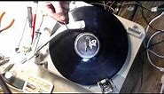 Garrard Auto Turntable Type A Video #8 - The Needle Hits the Record