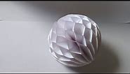 How to make: Easy Paper Honeycomb Ball | Dinesh Arts