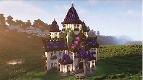 Purple Castle Tutorial | Minecraft 1.18