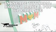 How to Make a DIY Pop Up Card SVG File for Free in Inkscape | Step by Step Tutorial for Cricut SVGs