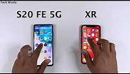SAMSUNG S20 FE 5G vs iPhone XR Speed Test & Ram Management