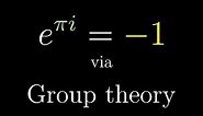 Euler's formula with introductory group theory