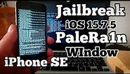 iPhone SE Jailbreak iOS 15.7.5 palera1n & Window ISO