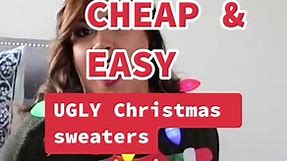 DIY Ugly Christmas Sweater ideas I'm sharing 3 quick and easy DIY ugly Christmas sweater ideas using only items from the dollar store (FAST, EASY, CHEAP!) 🎄 That's right, you can have a hilarious and festive sweater for less than $5! 1. Tree Skirt Transformation 2. Elf Yourself 3. Easy Frosty Save this video if it helped you with ideas 🎄 Search for: funny ugly Christmas sweater, Creative ugly sweater, Ugly sweater party ideas, DIY Christmas sweater, Ugly DIY Christmas sweater #uglychristmasswe