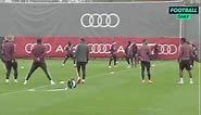 Sadio Mané and Leroy Sané in Bayern training today. 👀✅