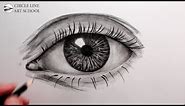 How to Draw a Realistic Eye Narrated for Beginners