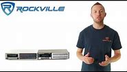 Rockville REQ42-B Black and REQ42-S Silver 19" Rack Mount 2 x 21 Band Equalizer w/Spectrum Analyzer