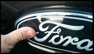 Ford Emblem Overlay installation instructions