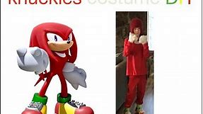How To Make a DIY Knuckles Costume
