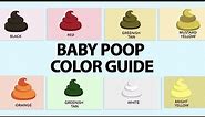 Baby Poop Color Guide