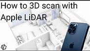 How to LiDAR 3D scan building interiors with Polycam: Hotel room 3D scanning with Apple LiDAR