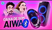 Caixas de som AIWA Bluetooth são boas? BOOMBOX PLUS e PARTY BOX SUPERBASS