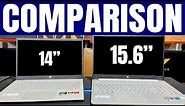 14 inch Laptop vs 15.6 inch Laptop in 2023 🔥🔥- Which size should you choose ?