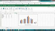 Making a basic graph in Office 365 Excel