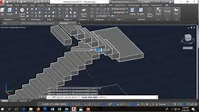 For beginners - How to draw 3D staircase in AutoCAD