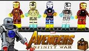 Avengers Infinity War Custom LEGO Minifigures Iron Man 2018