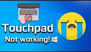 How To Fix Touchpad On Windows 10 [2024] Tutorial