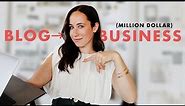How To Turn Your Blog Into a Business (& exactly how I did it) | Blogging Business Plan