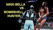WWE 2K18 - Nikki Bella vs Bombshell Hunter - Mixed Match
