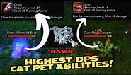 How To Learn RANK 4 Bite and Claw BIS Hunter Cat Pet Abilities! - WoW Classic Season of Discovery