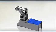 3DOF Robotic Arm - Inverse Kinematic Test in SolidWorks 🤖