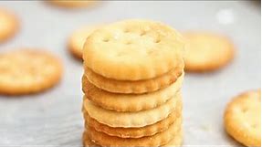 Gluten Free Ritz Style Crackers...the most perfect buttery crackers that are so easy to make!
