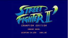 Street Fighter II': Champion Edition (Arcade) 【Longplay】