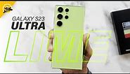 Samsung Galaxy S23 ULTRA (Lime Color) - Unboxing & First Review!