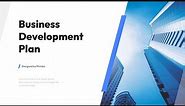 Business Development Plan PPT and Google Slides Template Free Download